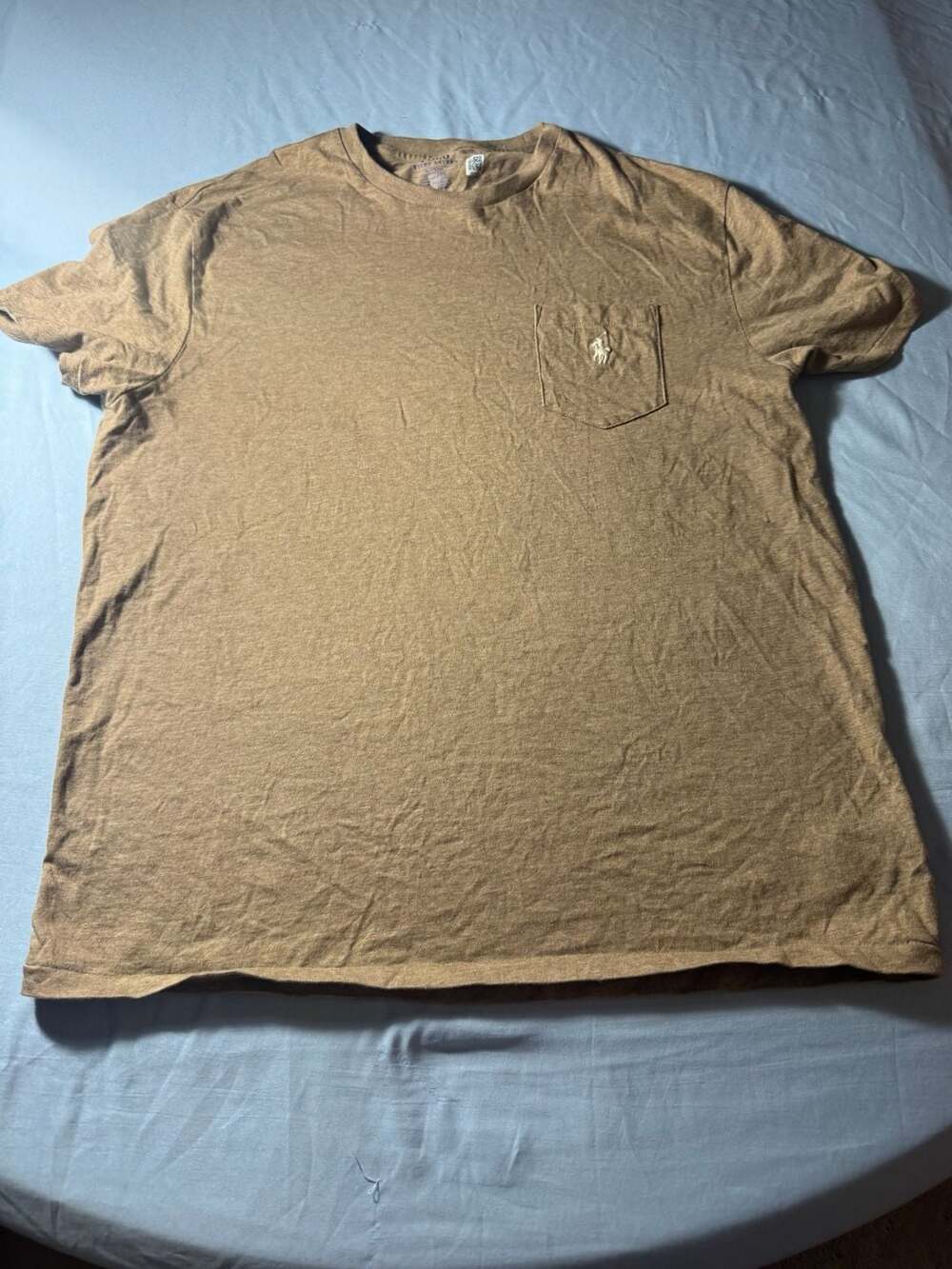 Polo Ralph Lauren Classic Fit Jersey Pocket T-Shirt Brown Medium